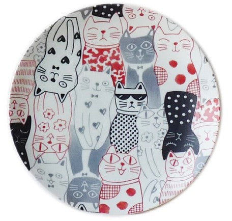 "AWA SAKA" Illustration Porcelain Plate